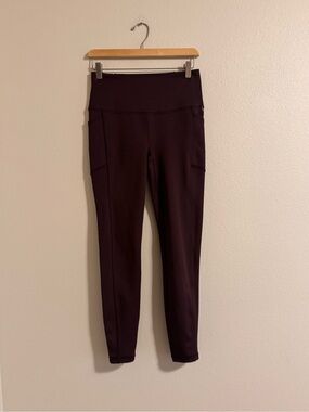 Spyder Women's Leggings in Deep Plum